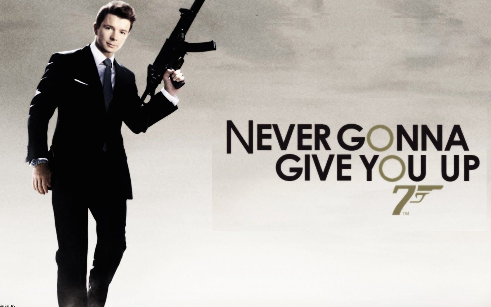 007 Rickroll  meme template