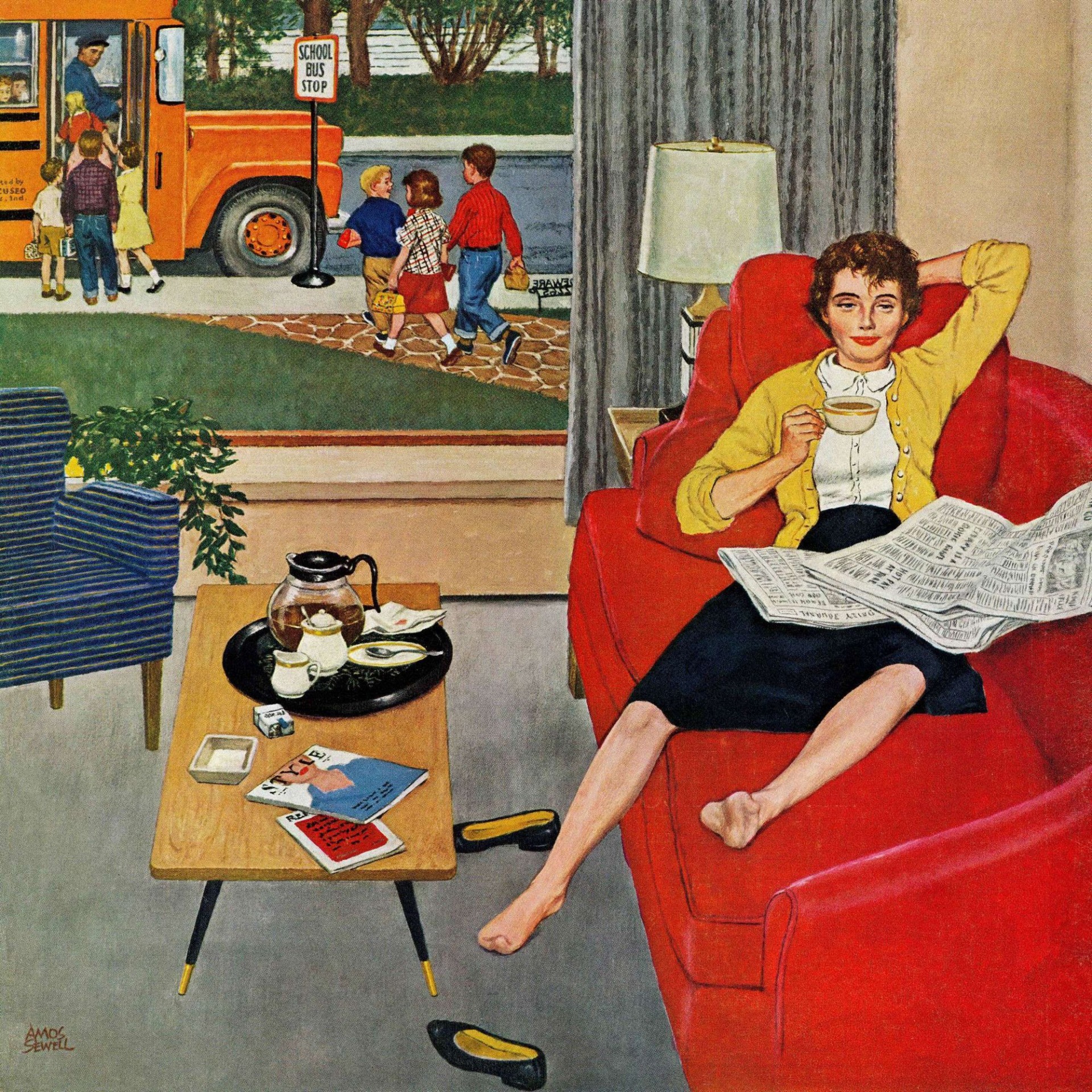 1950s Housewife  meme template