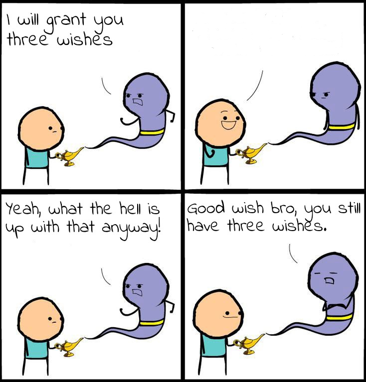 3 Wishes  meme template