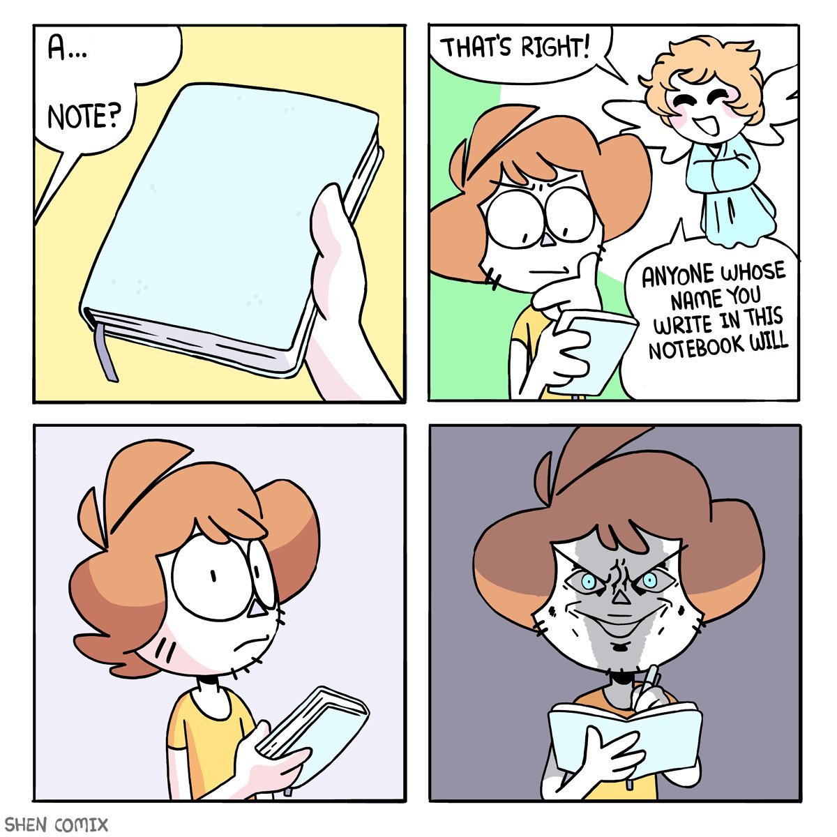A... _ note  meme template