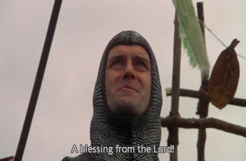 A blessing from the lord  meme template