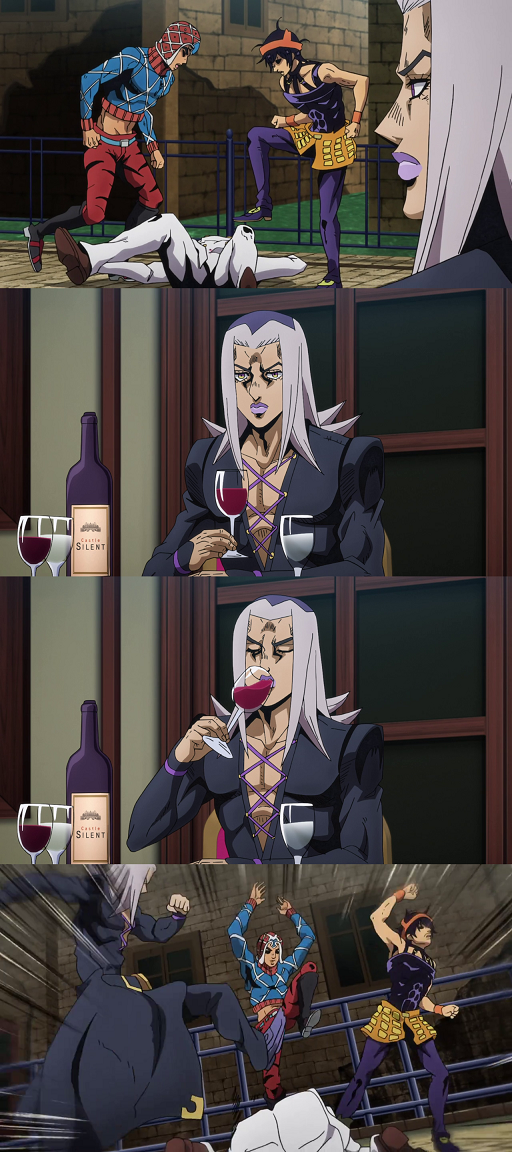 Abbacchio joins in the fun meme template
