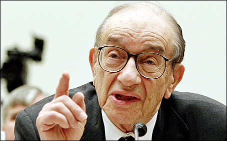 Alan Greenspan meme template