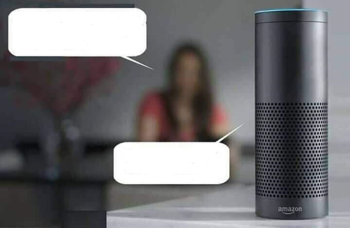 Alexa do X  meme template