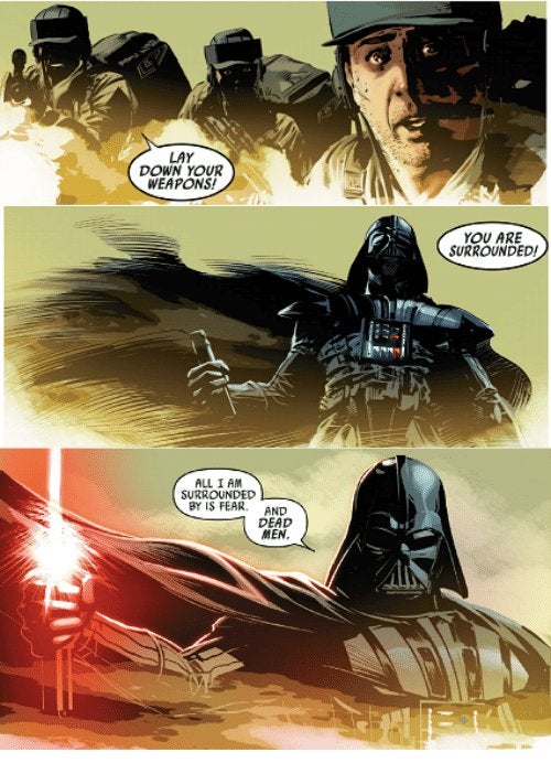 All I am surrounded by is fear and dead men  meme template