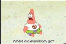 alone patrick  meme template