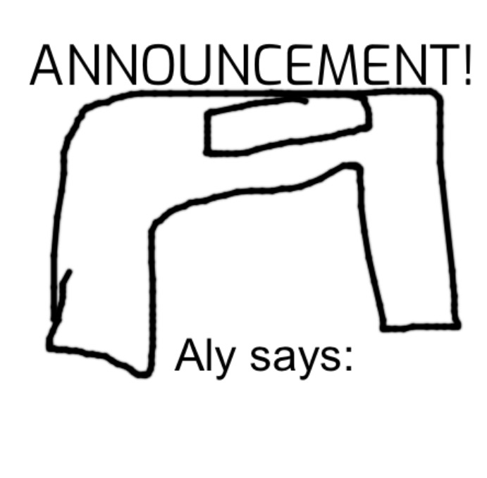 alyanimations' Announcement Board  meme template