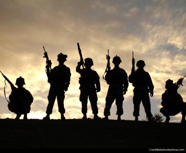 American Army Soldiers  meme template