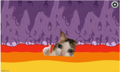 Among Us Crying Cat  meme template
