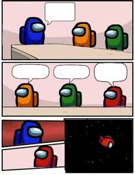 among us meeting  meme template
