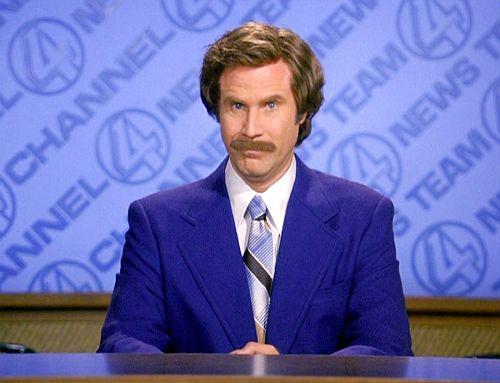 anchorman news update  meme template