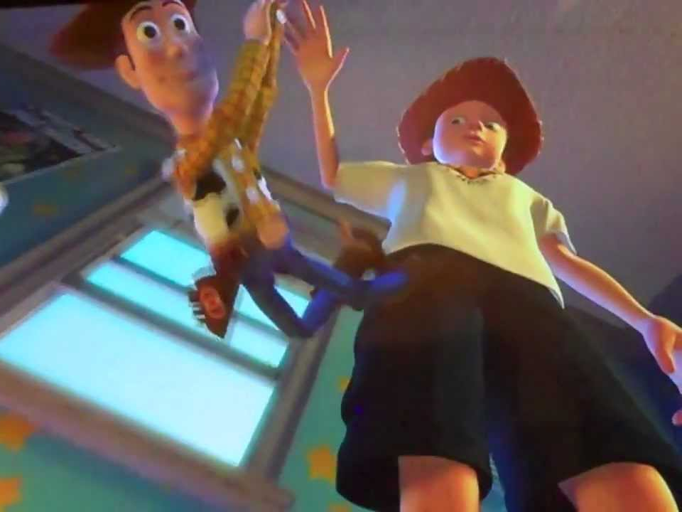 ANDY DROPPING WOODY  meme template