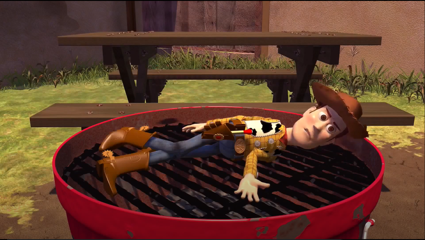Angered/Annoyed Woody  meme template