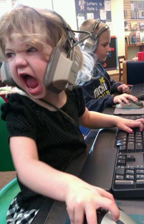 Angry Gamer Girl  meme template
