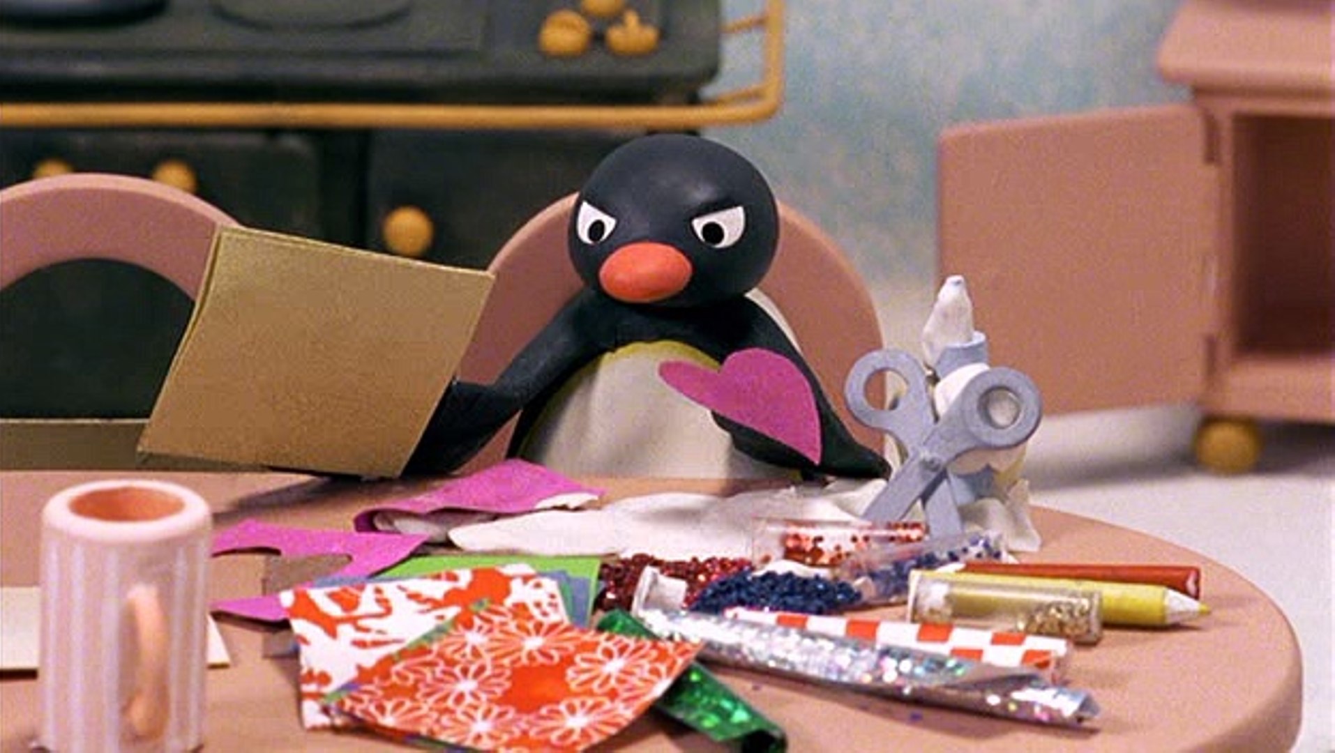 Angry Penguin  meme template