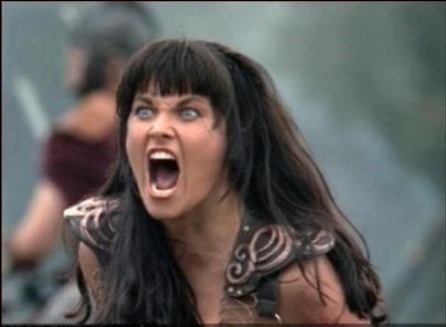 Angry Xena  meme template