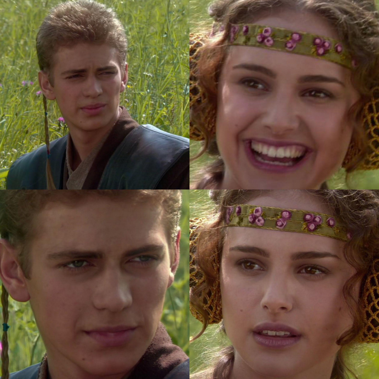 anikin padme  meme template