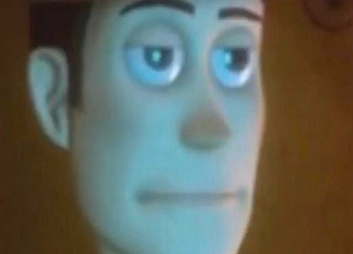Annoyed Woody  meme template