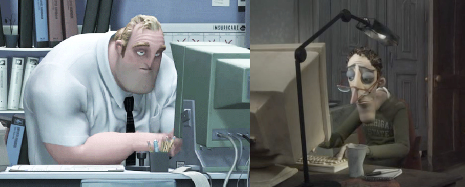 Are you winning dad & Mr. Incredible using computer  meme template