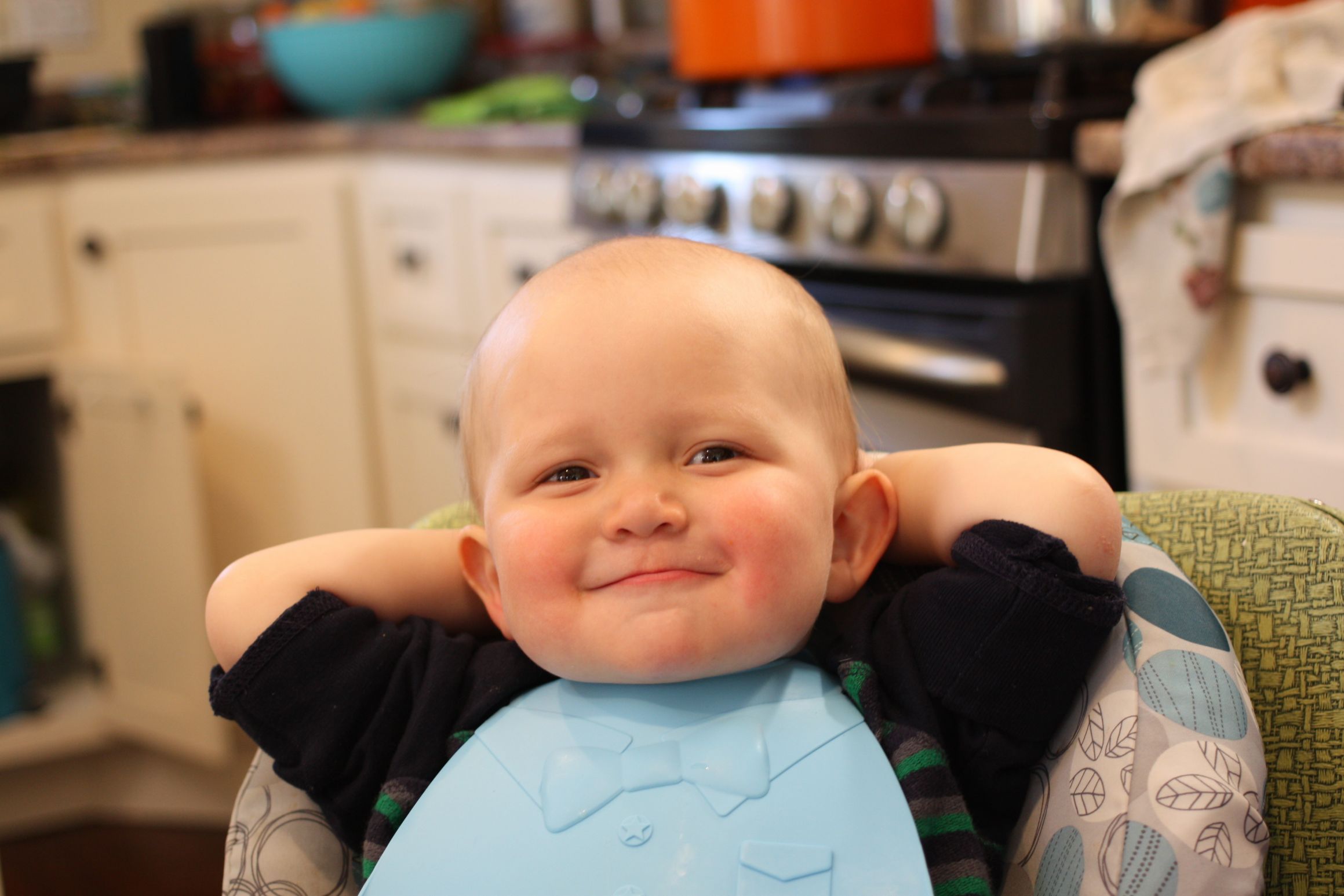 Baby Boss Relaxed Smug Content meme template