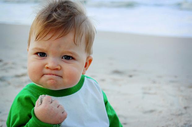 Baby Fist Pump  meme template
