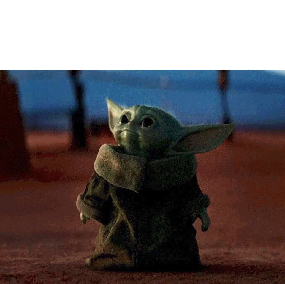 baby yoda  meme template
