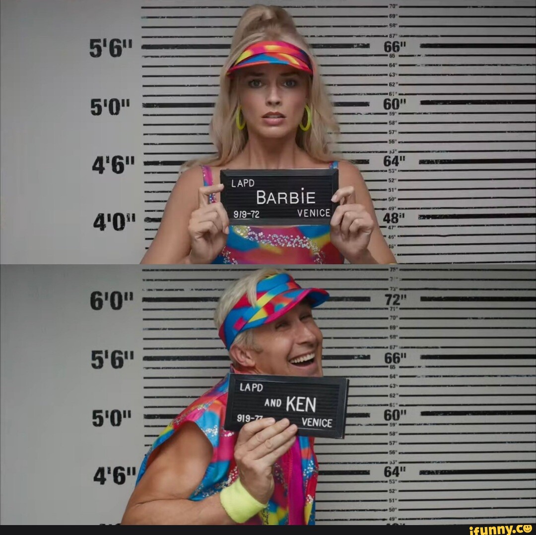 Barbie Jail meme template