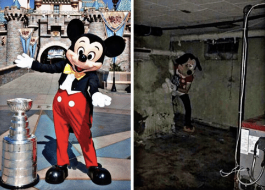 Basement Mickey Mouse  meme template