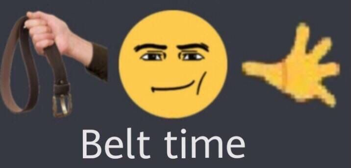 belt time  meme template