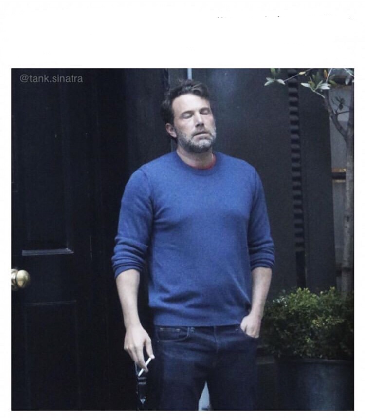 Ben affleck smoking meme template