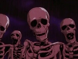 Berserk Roast Skeletons  meme template