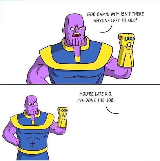 Better Than Thanos  meme template