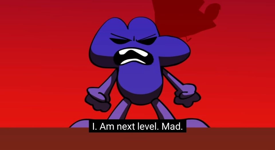 BFB I am next level mad  meme template