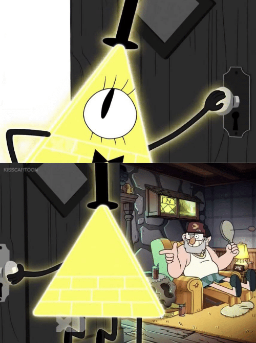 Bill Cipher Door  meme template