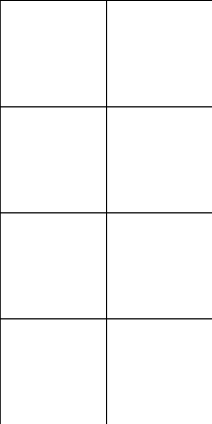 Blank 8 square panel template  meme template