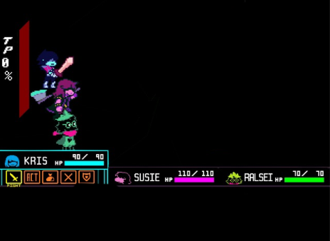 Blank Deltarune Battle  meme template