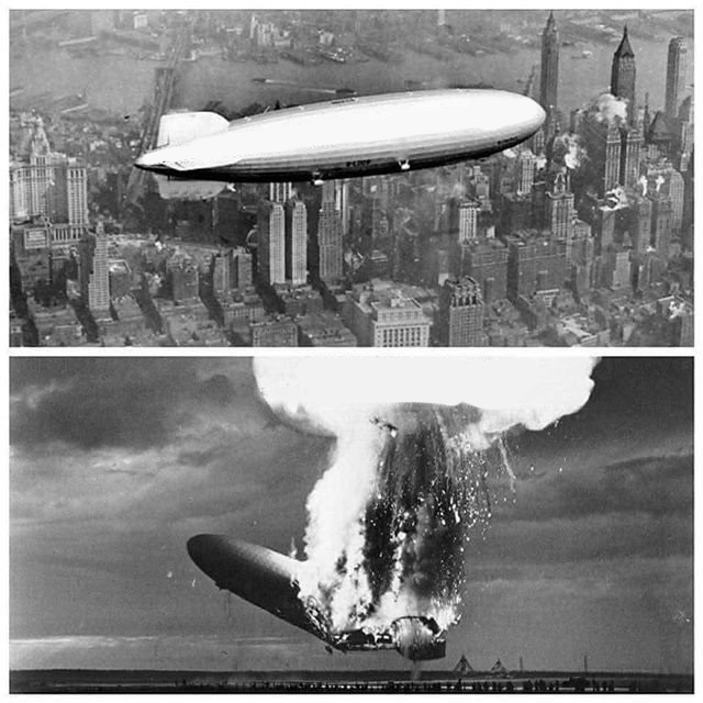 Blimp Explosion  meme template