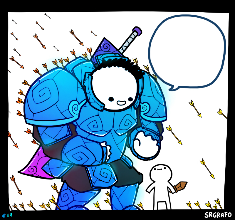 Blue armor guy  meme template
