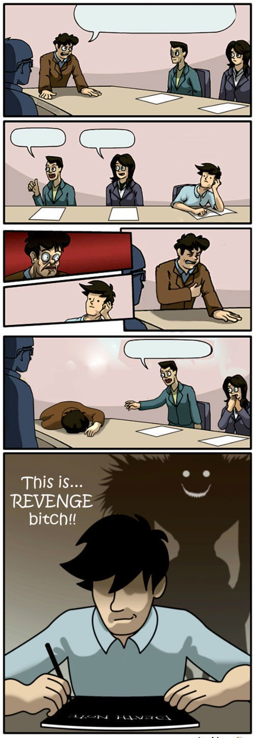 Boardroom Suggestion Meeting (Revenge Version)  meme template