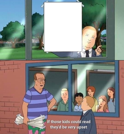 Bobby Hill Read  meme template