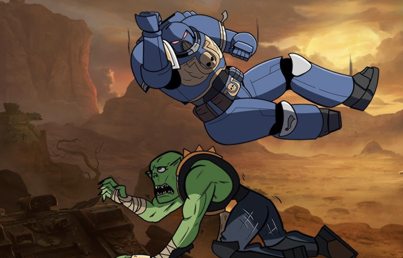 Body slam (40k)  meme template