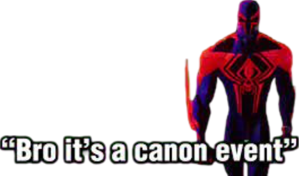 Bro it’s a canon event meme template