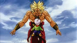 Broly Stares At Kid Trunks  meme template