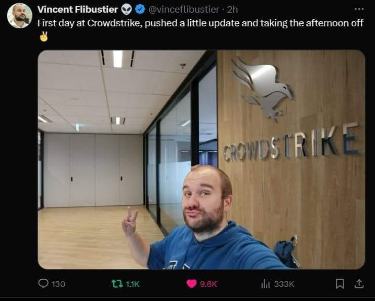 BSOD crowdstrike guy meme template