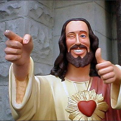 Buddy Christ meme template