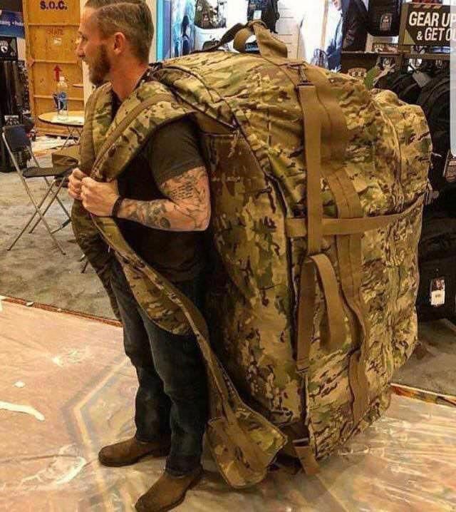 Bugout bag  meme template