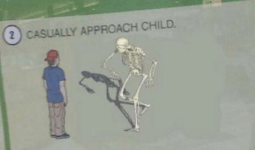 Casually Approach Child  meme template