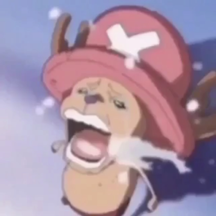 Chopper crying  meme template