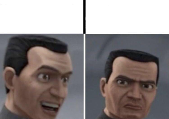 Clone Trooper faces  meme template