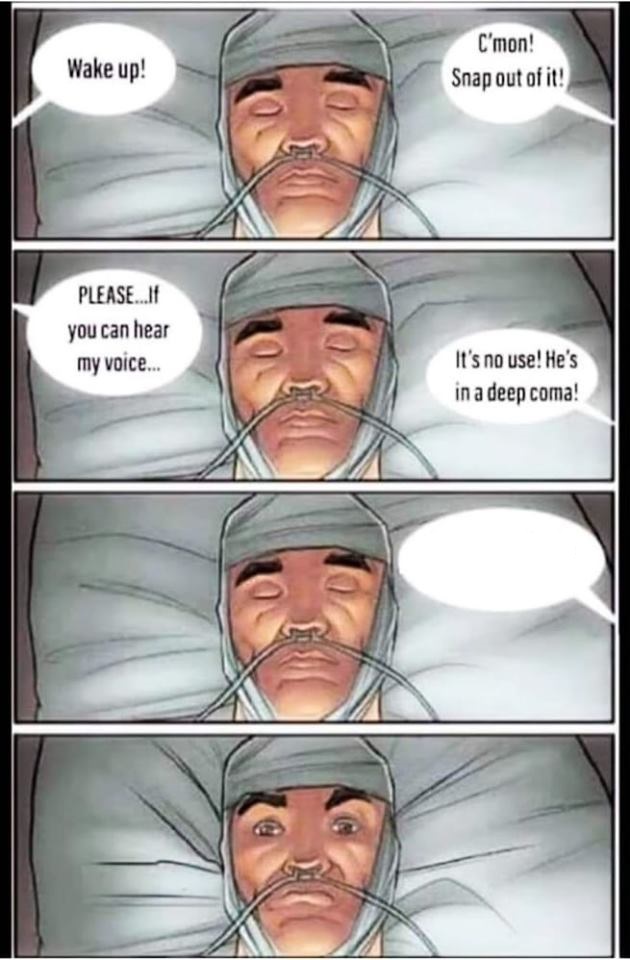 Coma  meme template